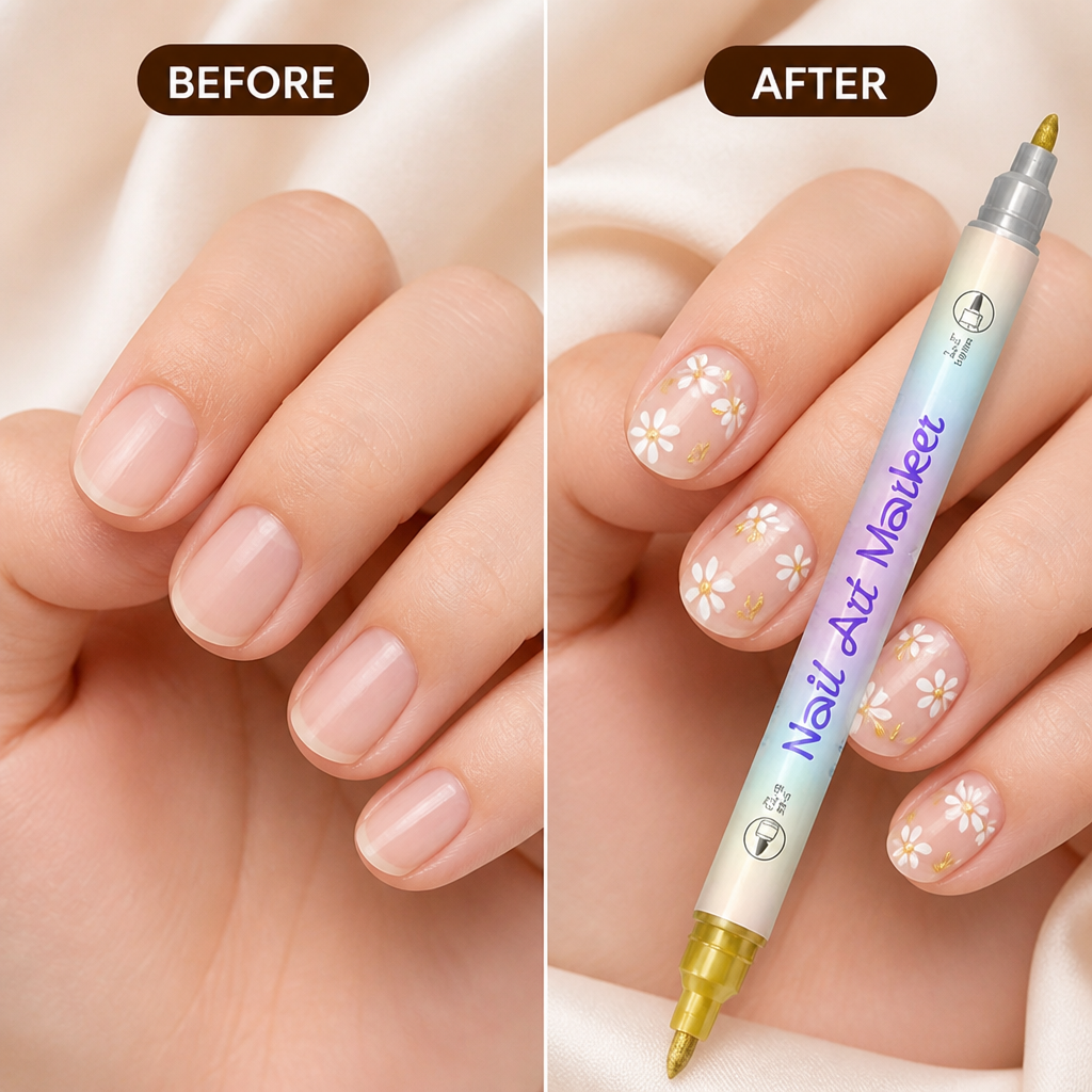 ColorLuxe™ Dual-Tip Nail Art Pens — Unleash Show-Stopping Nails That Speak Your Boldest Story