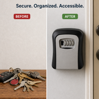 Klyvanta™ Wall-Mounted Lock Box — Take Back Control with Ironclad Key Security and Instant Access