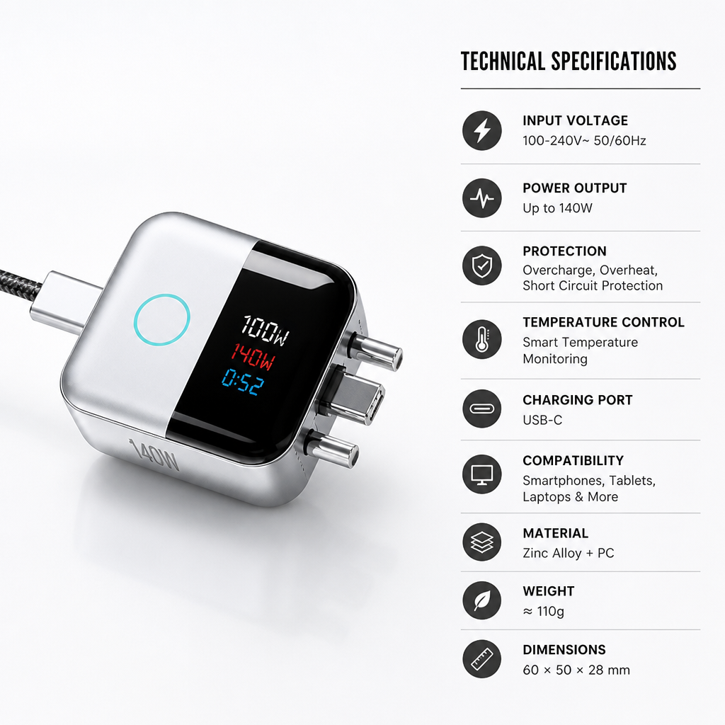 VoltGuard™ — Charge Fearlessly with Smart Protection and Instant Power Insight
