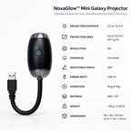 Cosmolune™ Mini Galaxy Projector — Instantly Escape Into Your Own Mesmerizing Starry Sanctuary