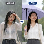 LumaShade™ Mini Travel Umbrella — Your Pocket-Sized Shield Against Sun, Rain, and Wind