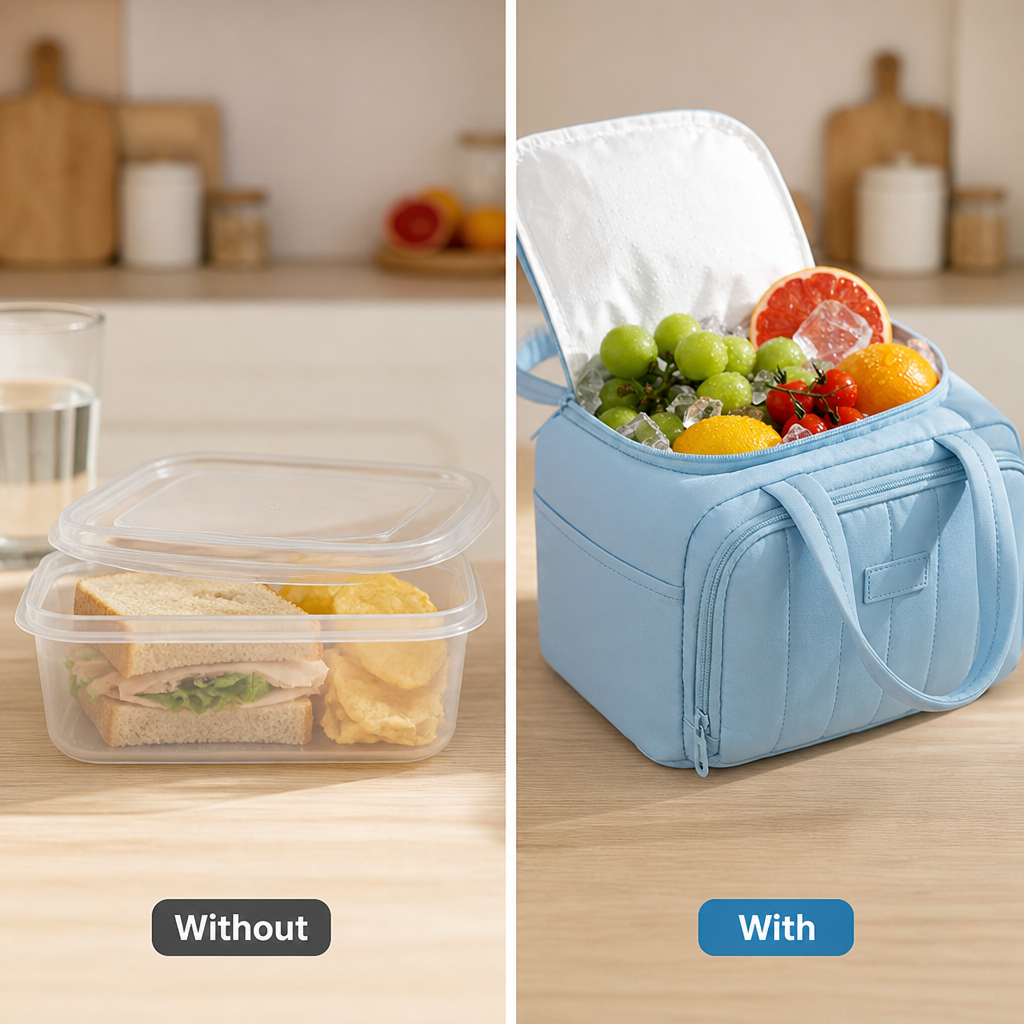 ThermaCarry™ Lunch Tote — Keep Every Bite Fresh, Hot, or Cold All Day Long