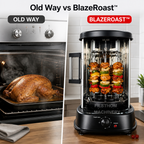 BlazeRoast™ — Unlock Juicy, Perfect Rotisserie Meals Without Any Mess or Stress