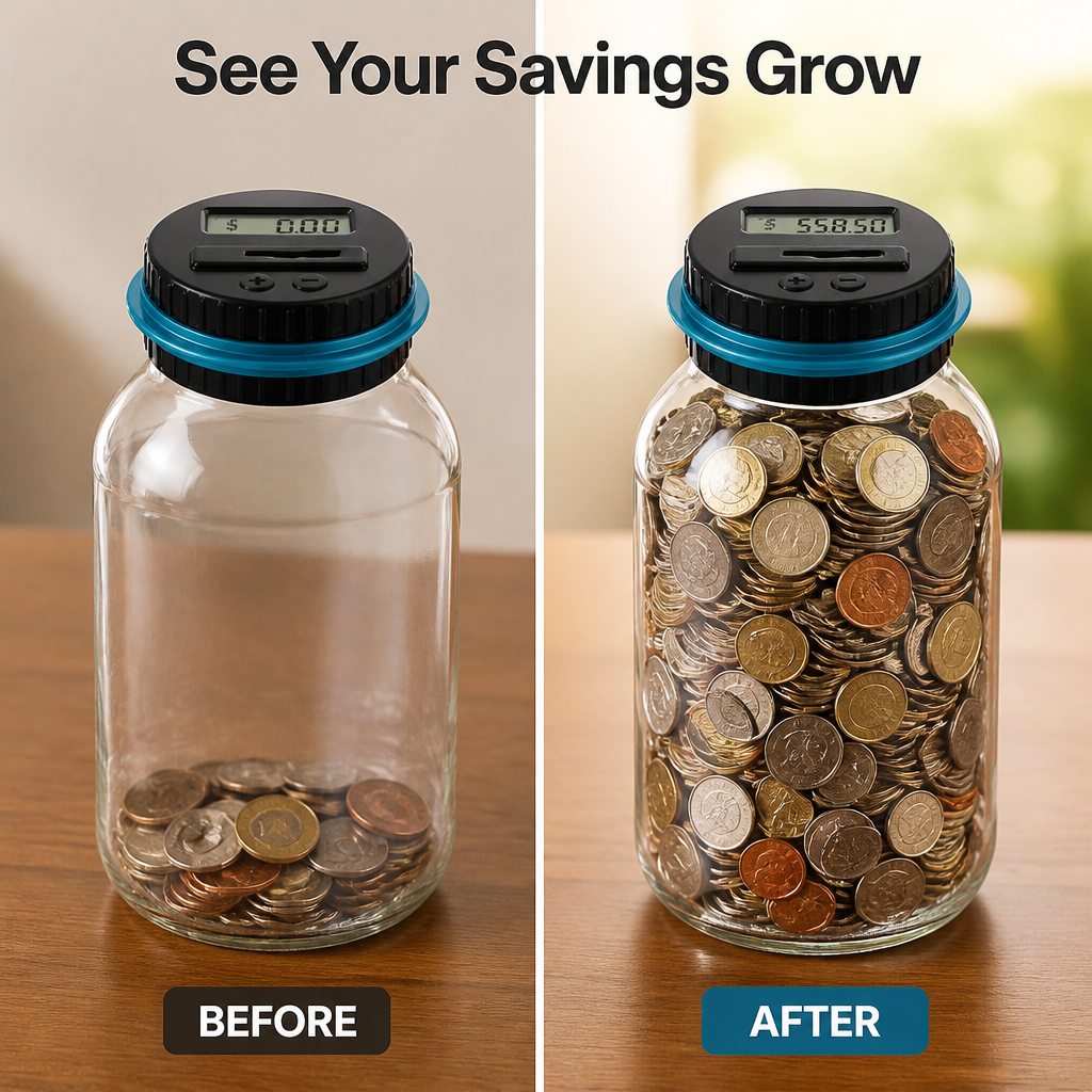 VaultiCount™ — See Your Savings Grow Instantly and Take Control of Every Coin