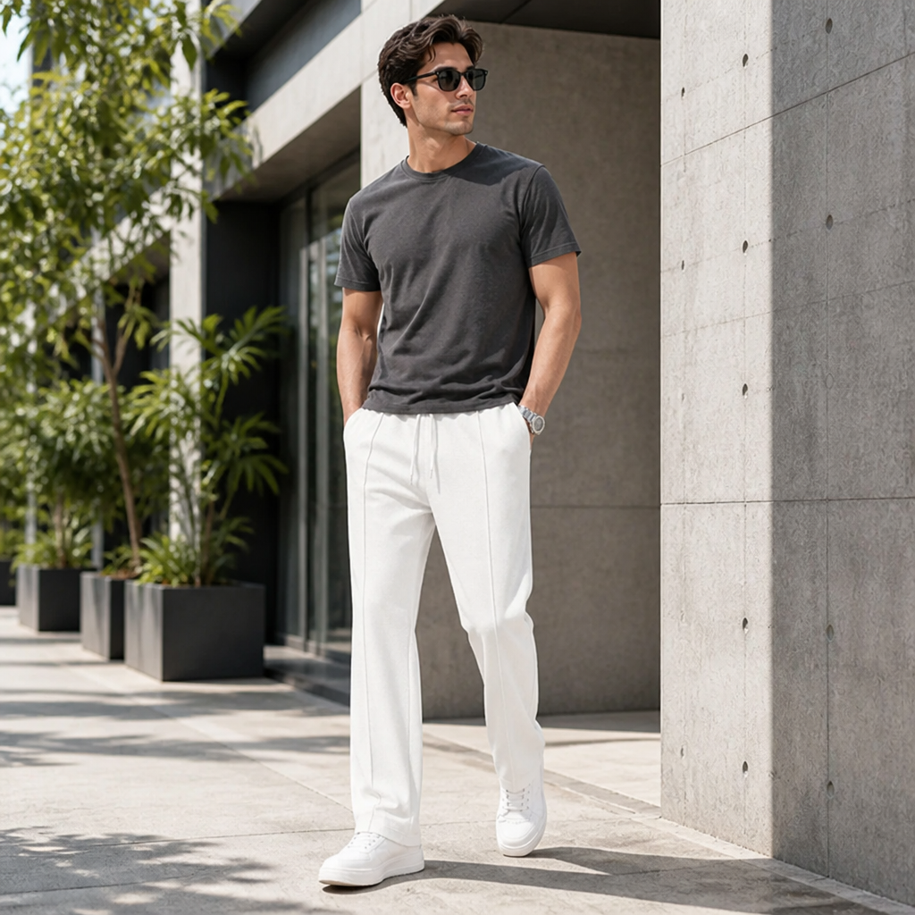 ZephyrMove™ Men’s Casual Loose Fit Sports Pants — Experience All-Day Cool Comfort and Effortless Freedom