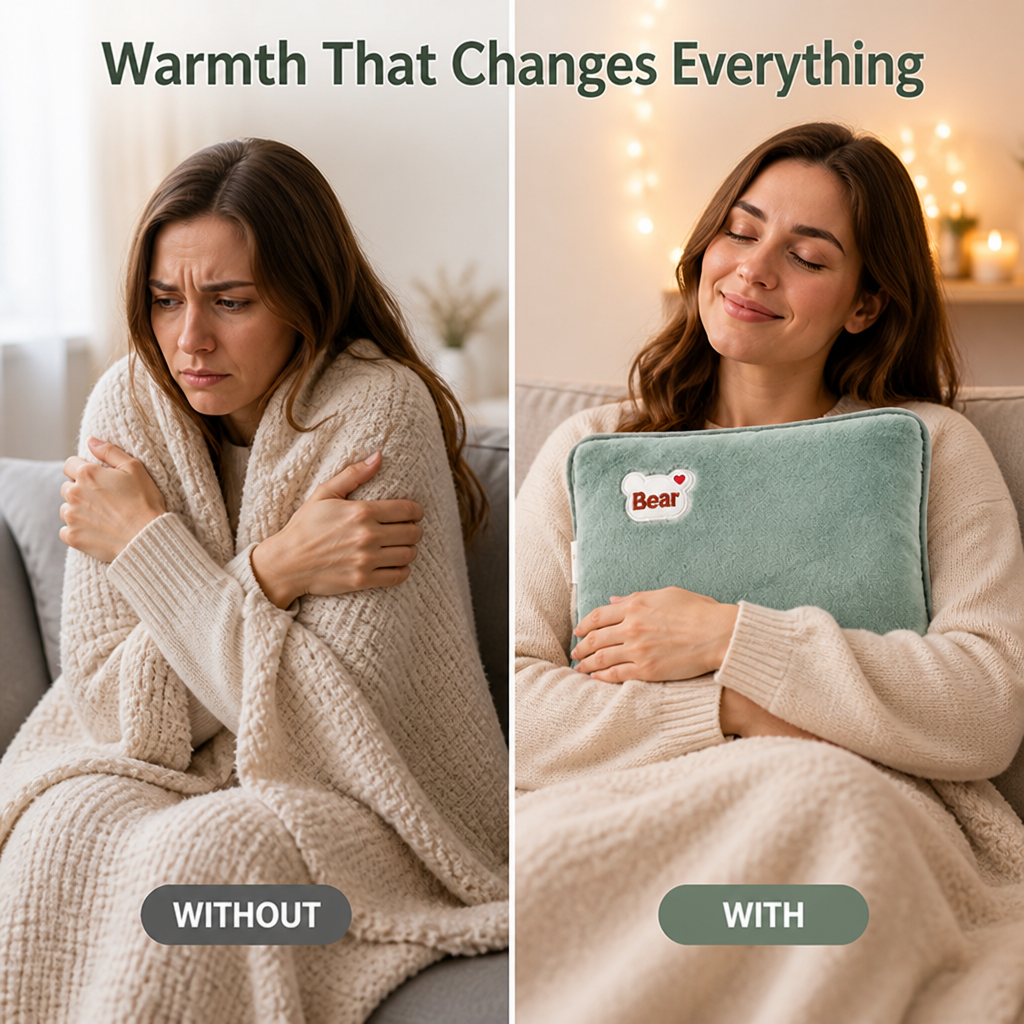 EmberEase™ — Enjoy Cozy, Cordless Warmth That Moves With You