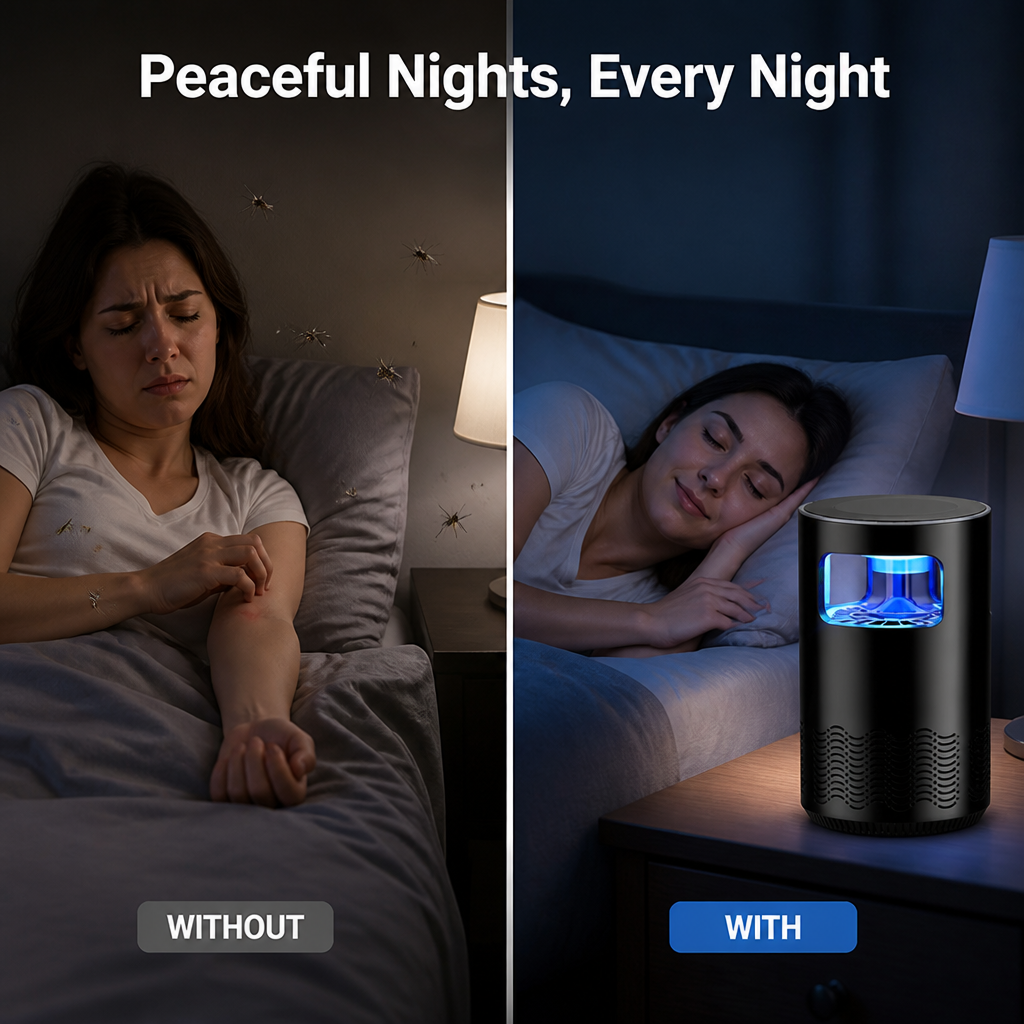 LuminaGuard™ — Take Back Your Nights with Silent, Mosquito-Free Comfort