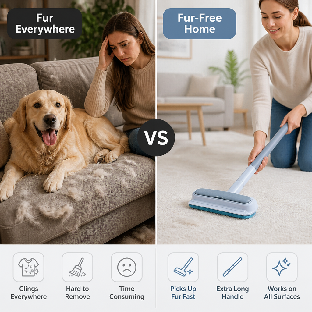 FurEase™ — Effortlessly Banish Pet Hair and Reclaim Your Calm, Clean Home
