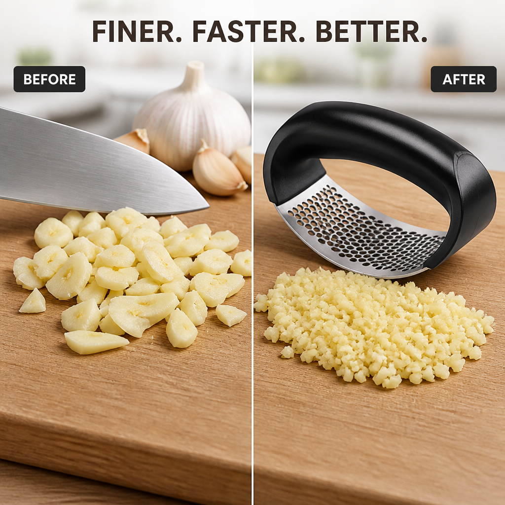 SwiftMince™ Garlic Press — Crush Effortlessly, Unlock Rich, Fresh Flavor Every Time (2pcs)