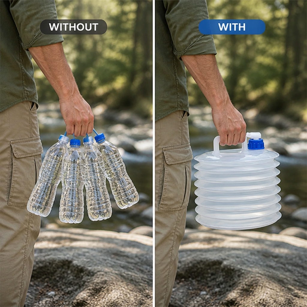 AquaFold™ — Effortless Hydration that Expands with Your Adventure and Disappears When You Don’t Need It