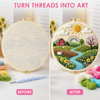 VistaThread™ Punch Needle Kit — Create Stunning Art That Warms Your Heart and Sparks Joy Instantly