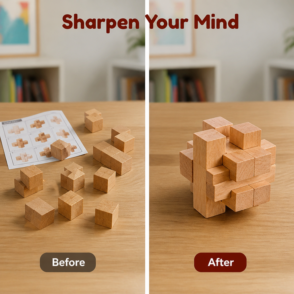 Kivorix™ 3D Puzzle — Ignite Your Mind, Relax Your Soul with Every Click (12pcs)