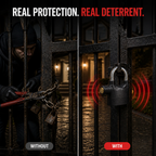 IronSentinel™ — Make Your Property Untouchable with a Thunderous 110dB Alarm