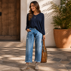 AzureCrest™ Straight Leg Denim Shorts — Own Every Moment with Effortless Edge and Unmatched Comfort