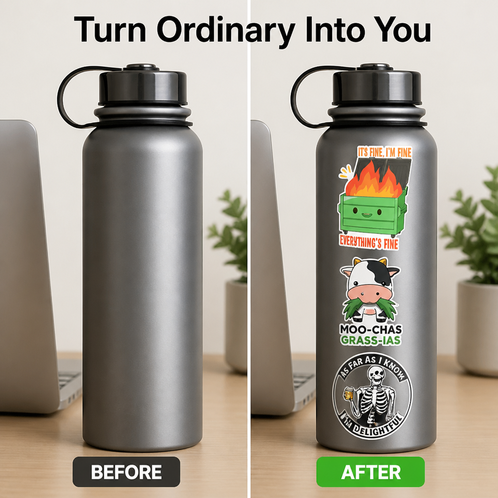QuipPop™ — Turn Everyday Gear Into a Rolling Conversation Starter