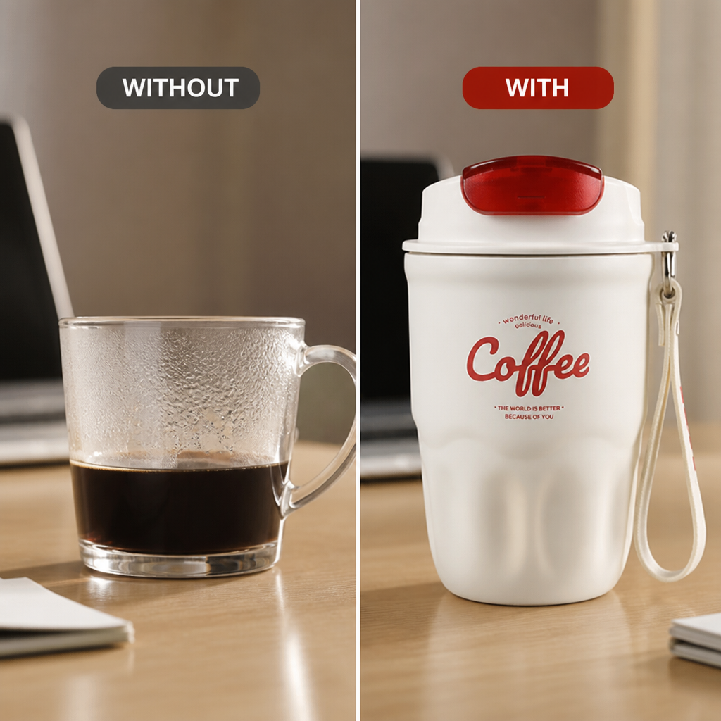 TempLuxe™ — Lock in Every Sip’s Perfect Heat or Chill All Day Long