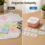 Stickora™ Mini Sticker Printer — Create Vibrant Custom Stickers Anytime, Anywhere with Zero Mess or Fuss