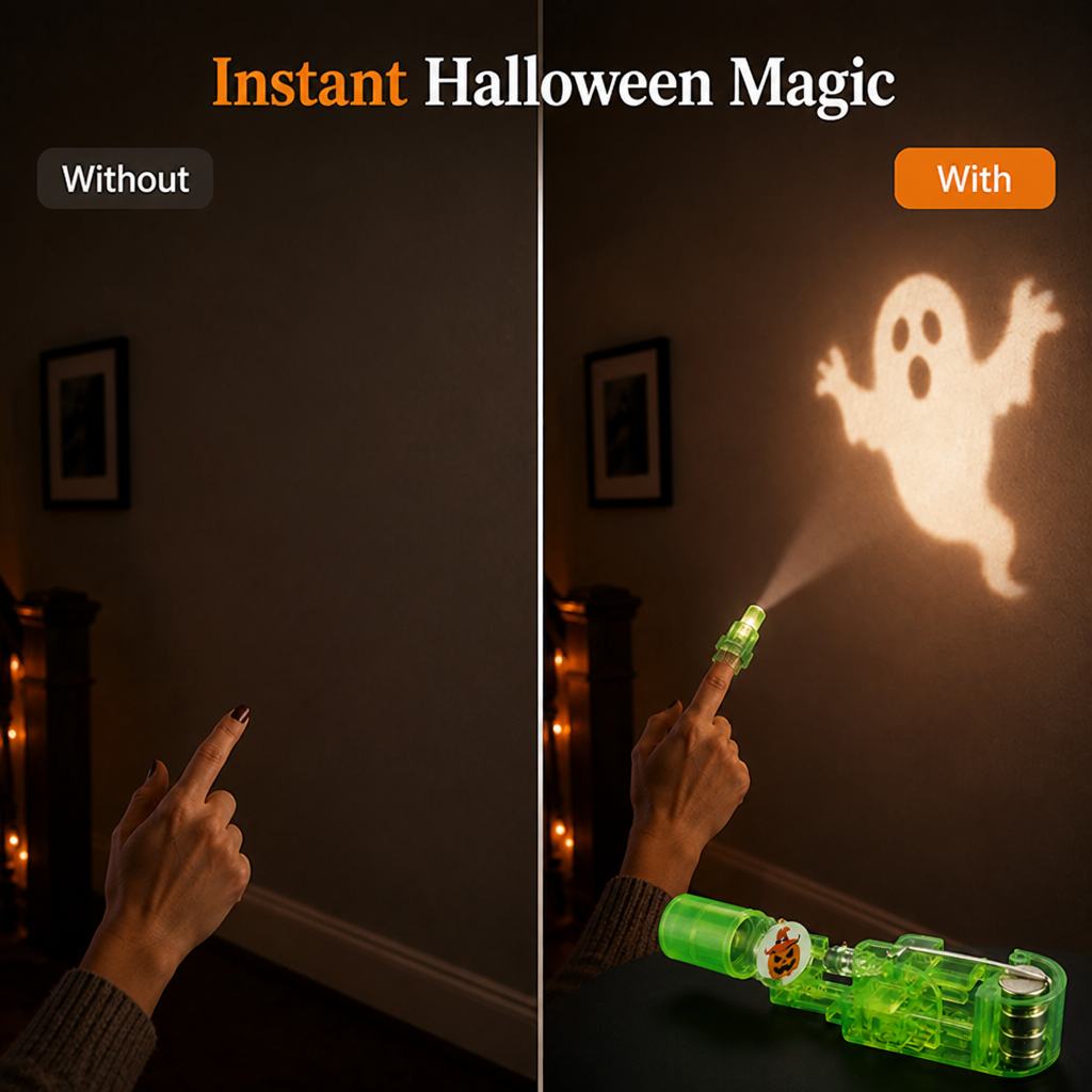 GlowGhoul™ — Turn Every Finger into a Mesmerizing Halloween Light Show