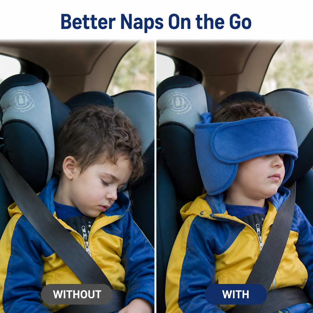 SnoozaNest™ — Turn Long Rides Into Calmer, Comfier Naps