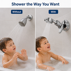 FlexiMist™ Adjustable Shower Head Holders — Take Full Control and Comfort of Every Shower Moment