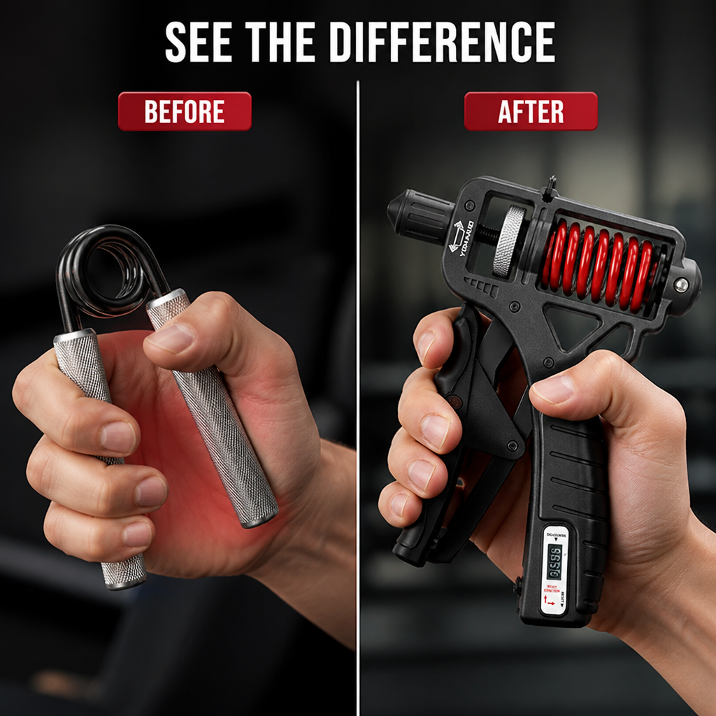 GripForce Pro™ — Command Your Strength, Track Every Victory, Crush Every Goal