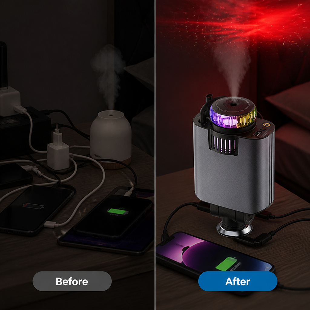 NovaAura™ — Transform Your Space into a Soothing Power Hub of Calm and Light