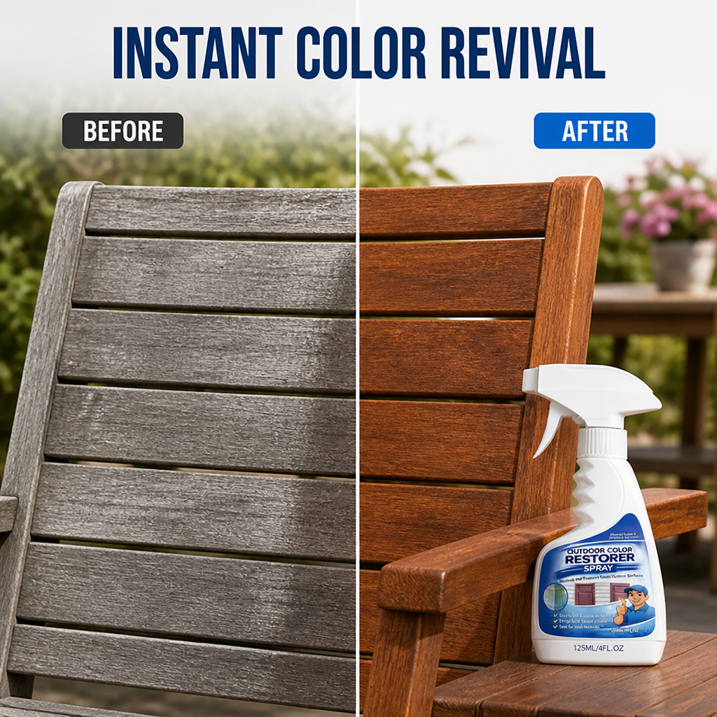 TimberLuxe™ Wood Radiance Spray — Bring Dull, Weathered Wood Back to Stunning, Sun-Protected Life