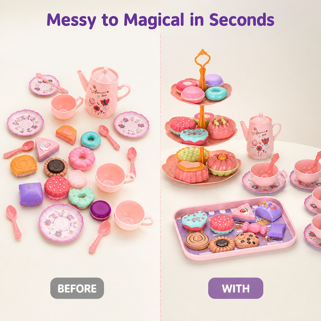EnchantaPlay™ Tea Set — Unlock a World of Imagination and Confident Play Every Day