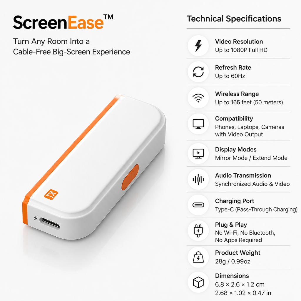 Castlink™ — Turn Any Room Into a Cable-Free Big-Screen Experience