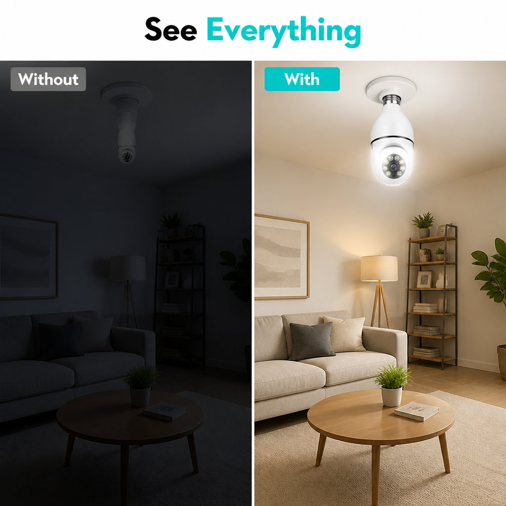 RamoraView™ — Effortless 360° Home Security That Puts You in Control Night and Day