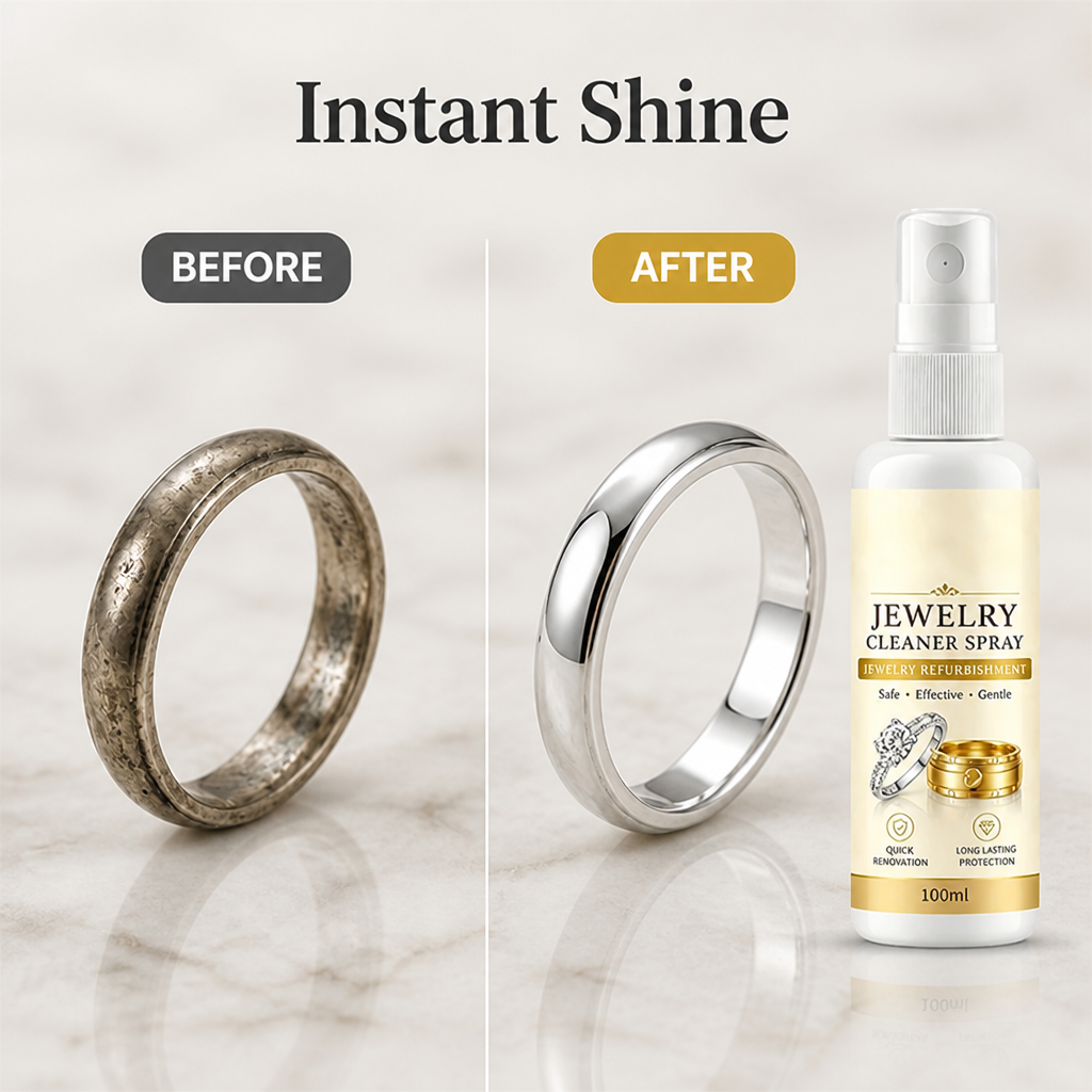 LustraClear™ Antioxidant Jewelry Spray — Instantly Revive Your Shine and Wear Confidence Every Day