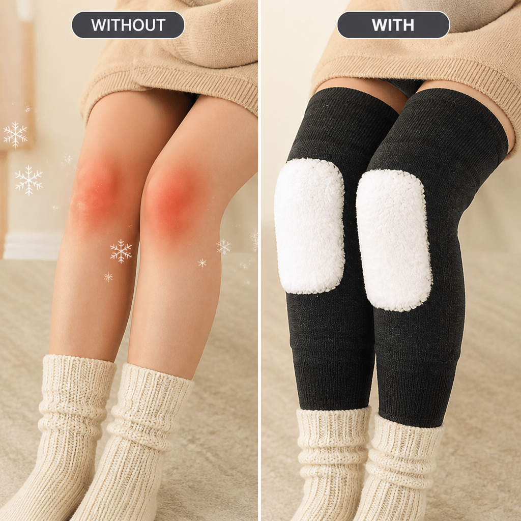 VeluraTherm™ — Wrap Your Knees in Unstoppable, All-Day Warmth