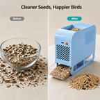 BreezeCrack™ Electric Seed Separator — Pure, Mess-Free Seeds That Keep Your Birds Happy and Healthy