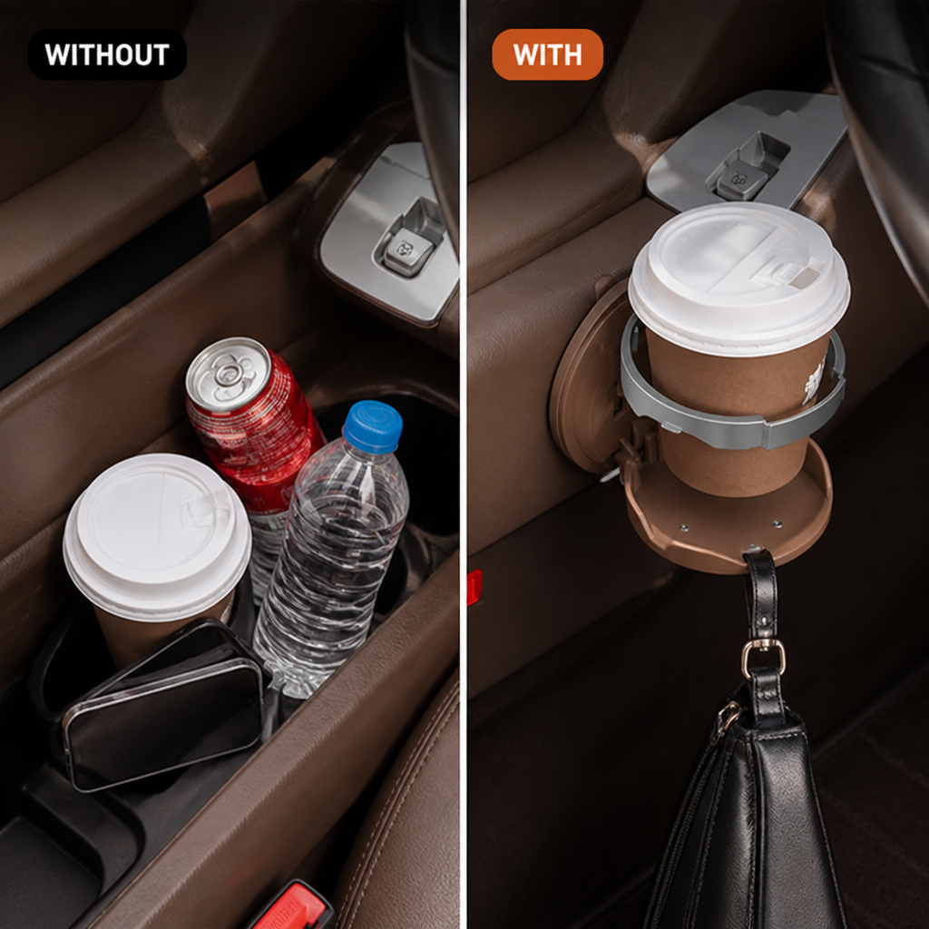 SwiftHold™ — Instantly Clear Your Car Chaos for a Calm, Clutter-Free Drive