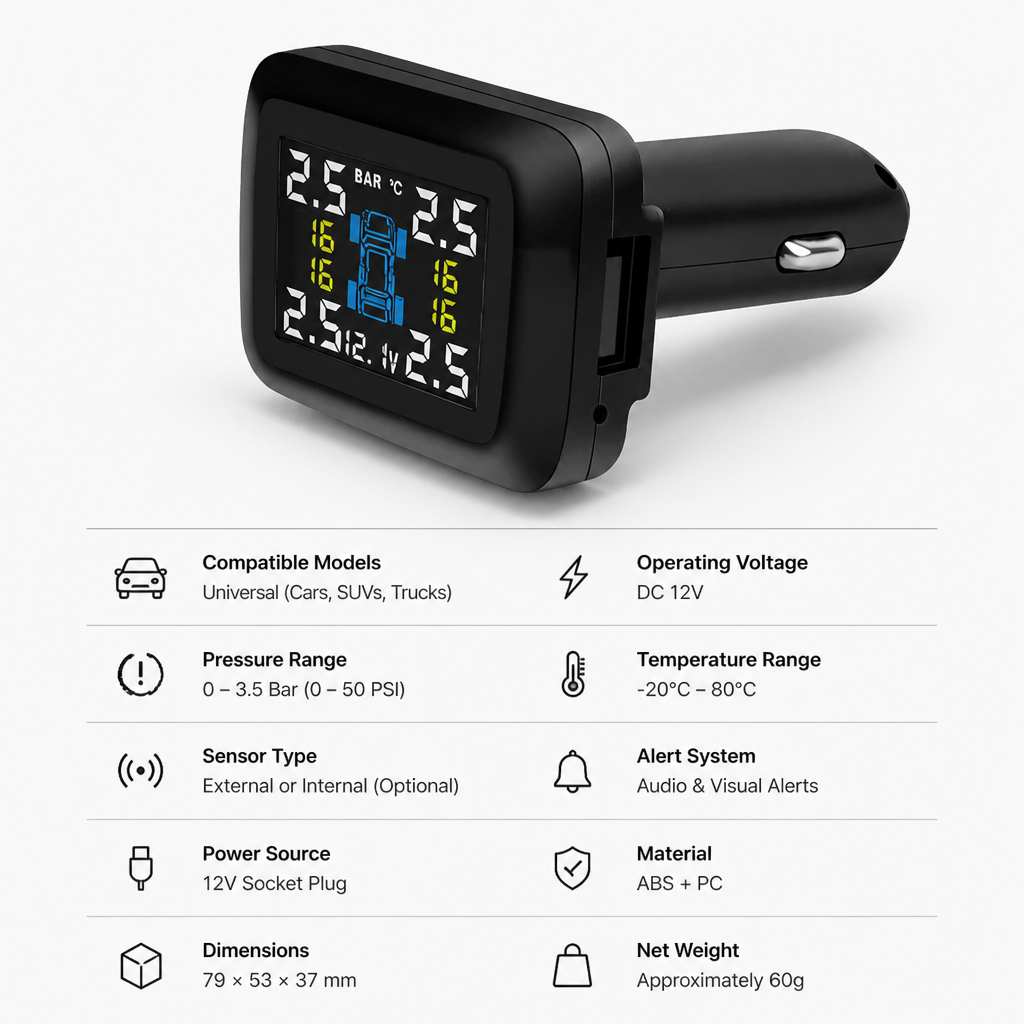 Tyrevexa™ — Drive Fearlessly with Instant Tire Safety Alerts