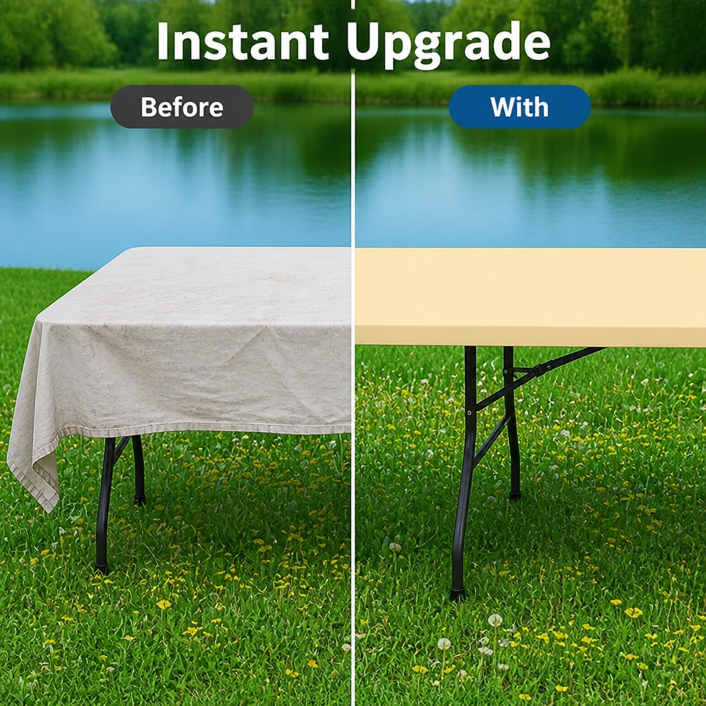 GlideFit™ — Turn Any Table into a Show-Stopping Centerpiece Instantly