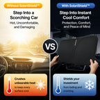 SolariShield™ — Step Into Instant Cool Comfort and Keep Your Car Looking New