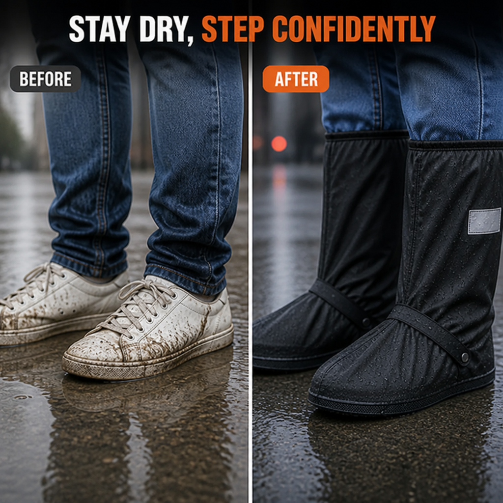 Stormelle™ Waterproof Boot Covers — Stay Dry and Confident, No Matter What the Weather Throws Your Way
