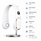 BreezeWave™ 360° Neck Fan — Stay Cool, Comfortable, and Confident All Day Long