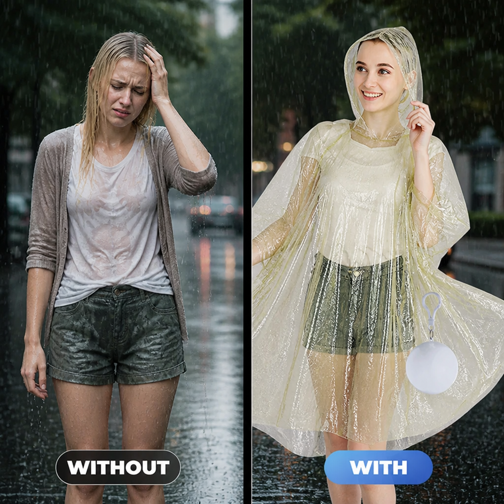 RainOrb™ — Pocket-Sized Rain Armor That Keeps You Confidently Dry Instantly