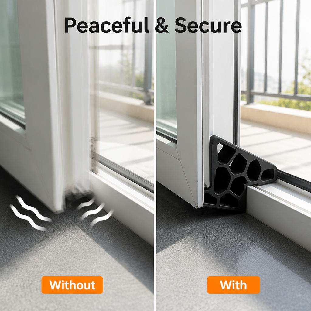 GlideGuard™ — Silence Shaking, Secure Fresh Air, Sleep Peacefully Tonight