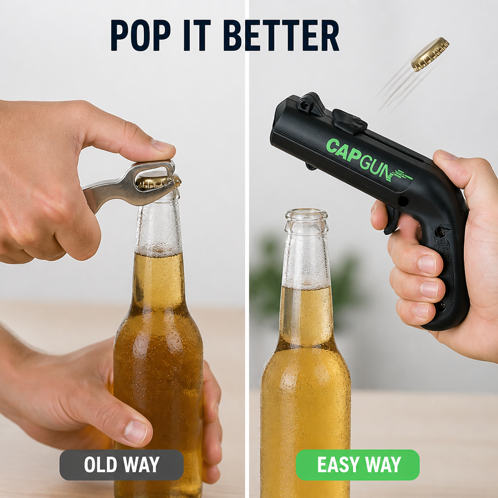 SnapCap™ — Ignite Every Moment with Effortless Bottle Pop Excitement