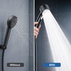 Hydroniva™ 4-Mode Shower Head — high-pressure handheld shower head with multiple spray modes