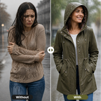 Rainara™ — Feel Unstoppable in Every Drop with Flattering, Featherlight Weatherproof Style