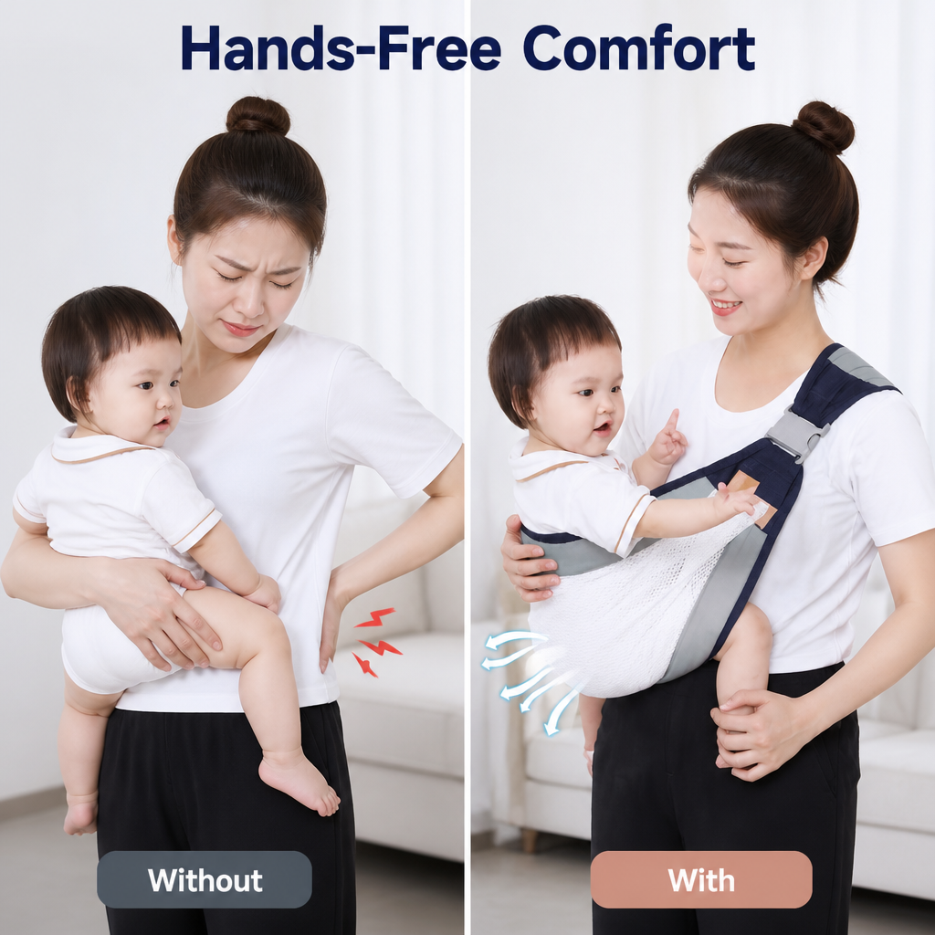 VeloriNest™ — Stay Close, Hands-Free, and Comfortably Cool All Day Long