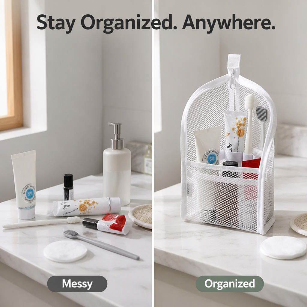 GlideNest™ — Take Command of Your Routine with Effortless, Mess-Free Travel Organization