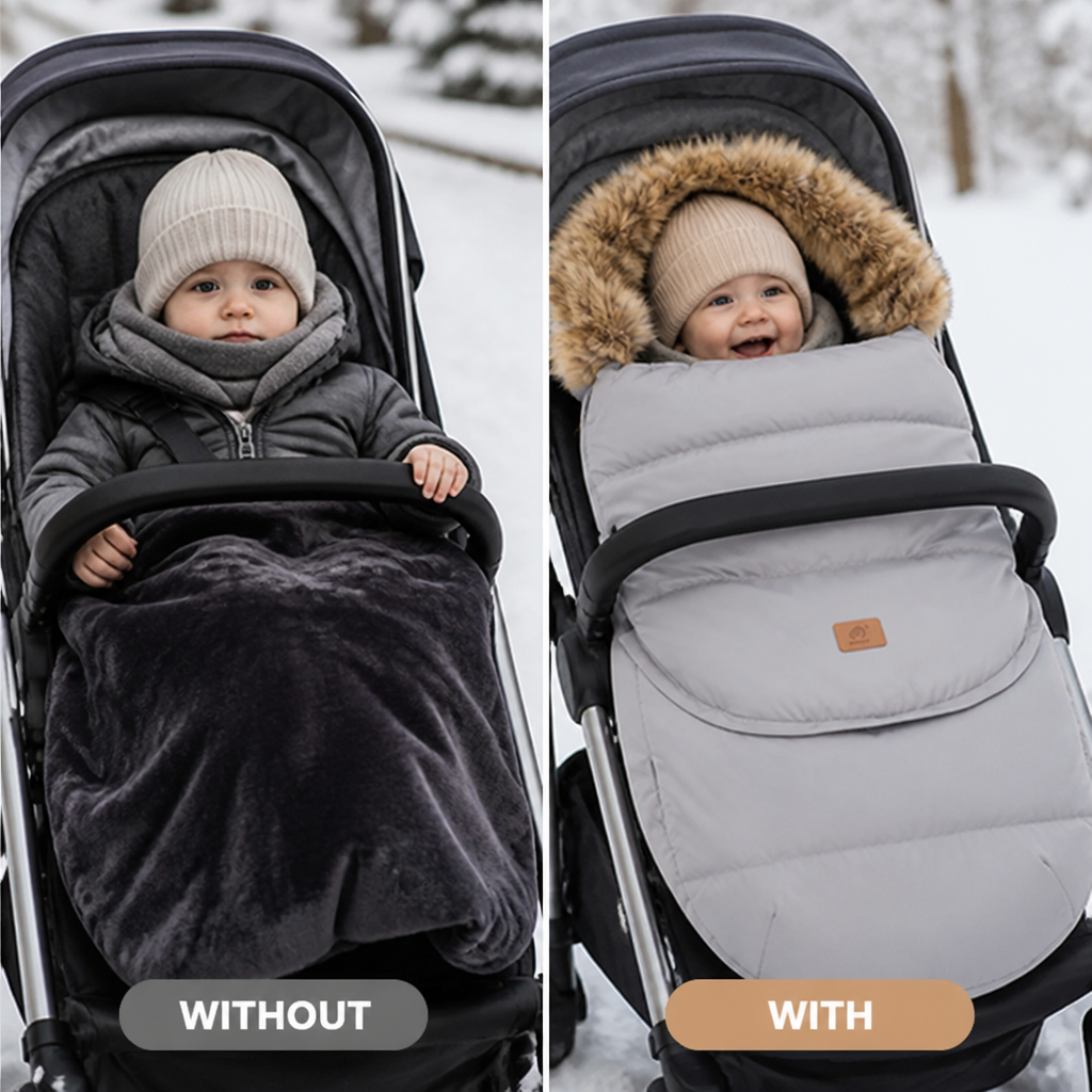 Bundlette™ — Cozy Stroller Walks, From Tiny Baby to Growing Toddler