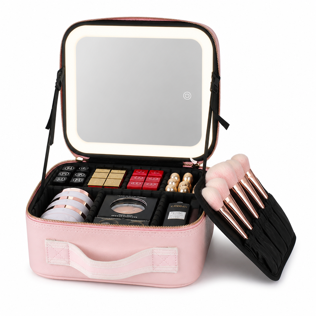 LuminaLuxe™ — Perfect Glow and Organized Beauty Wherever You Go