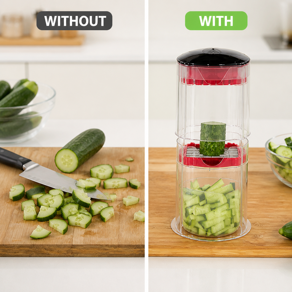 Kutriva™ — Effortless, Safe Veggie Prep That Frees Your Time and Energizes Your Cooking