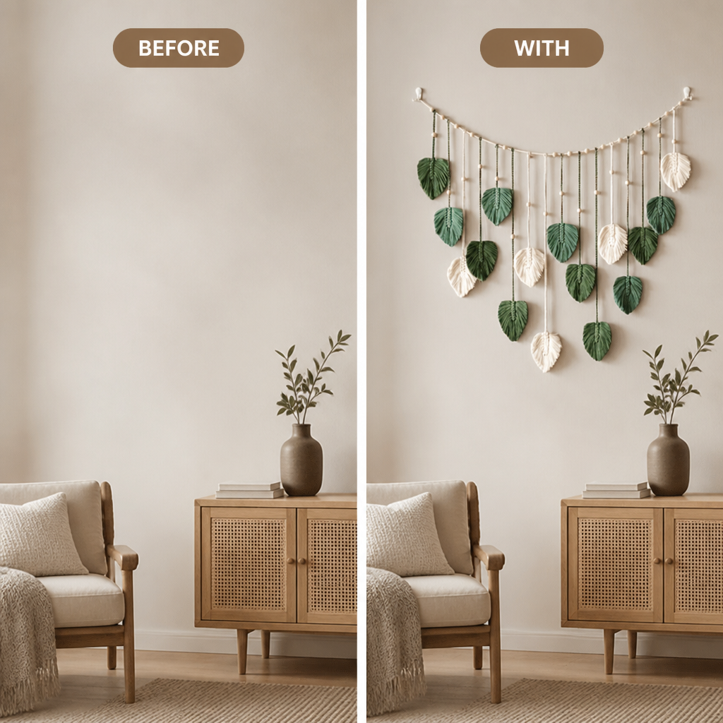 LumaLeaf™ — Wrap Your Walls in Handmade Warmth and Timeless Calm